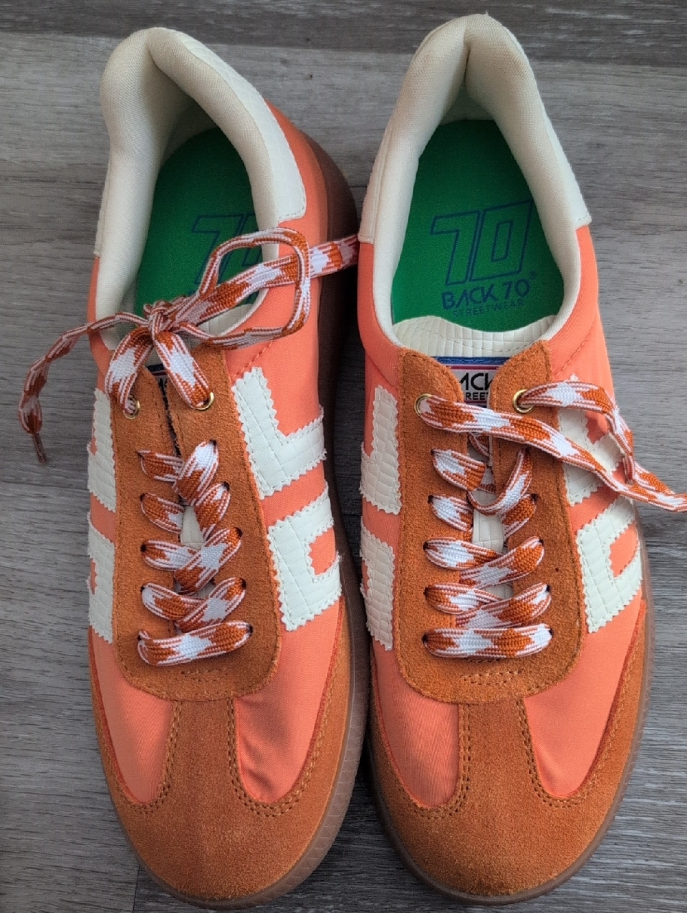 BACK 70: GHOST in ORANGE Sneakers - Picture 8 of 8